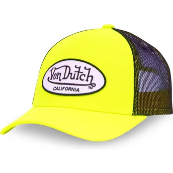 Czapka trucker żółto-czarna FRESH20 od Von Dutch