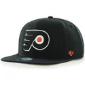 philadelphia-flyers-nhl-sure-shot-schwarze-snapback-kappe-von-47-brand