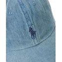 cepur-izliekta-zils-regulejams-classic-sport-denim-no-polo-ralph-lauren