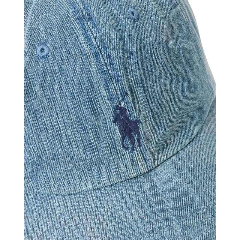 cepur-izliekta-zils-regulejams-classic-sport-denim-no-polo-ralph-lauren