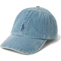 cepur-izliekta-zils-regulejams-classic-sport-denim-no-polo-ralph-lauren