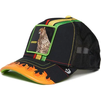 Cepur izliekta melns snapback Cheesy Dangerously Supercharged The Farm no Goorin Bros.