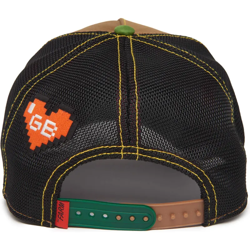 cepur-izliekta-truckeris-bruns-snapback-battle-rash-zits-and-pimple-insert-coin-vol2-the-farm-no-goorin-bros
