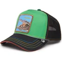 czapka-trucker-zielono-czarna-krokodyl-trouble-32-in-twenty-insert-coin-vol2-the-farm-od-goorin-bros