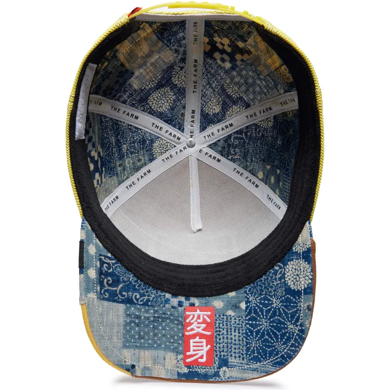 cepur-izliekta-truckeris-dzeltens-snapback-bent-transform-farmigami-the-farm-no-goorin-bros