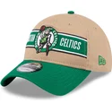 gorra-curva-marron-y-verde-ajustable-9twenty-draft-2024-de-boston-celtics-nba-de-new-era