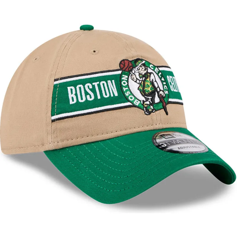 cepur-izliekta-bruns-regulejams-9twenty-draft-2024-no-boston-celtics-nba-no-new-era