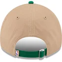 regulowana-czapka-z-daszkiem-brazowo-zielona-9twenty-draft-2024-boston-celtics-nba-new-era