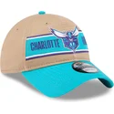 cepur-izliekta-bruns-regulejams-9twenty-draft-2024-no-charlotte-hornets-nba-no-new-era