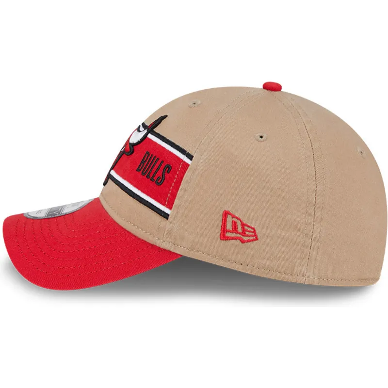 cap-izliekta-brown-adjustable-strap-9twenty-draft-2024-no-chicago-bulls-nba-no-new-era