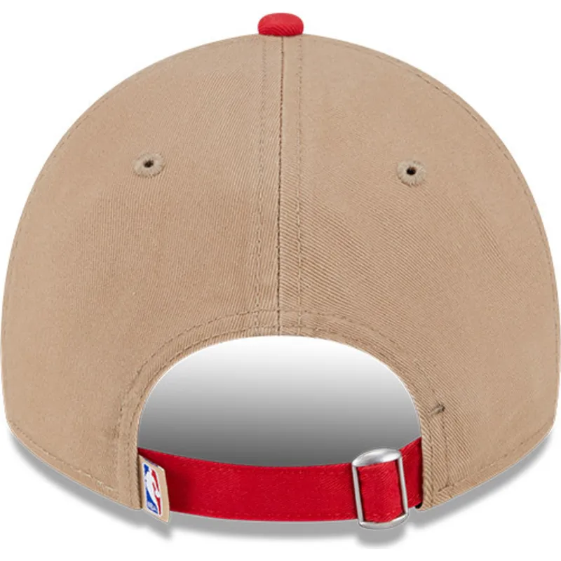 cepur-izliekta-bruns-regulejama-lente-9twenty-draft-2024-no-chicago-bulls-nba-no-new-era