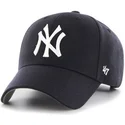 new-york-yankees-mlb-marineblaue-kappe-mit-gebogenem-schirm-von-47-brand