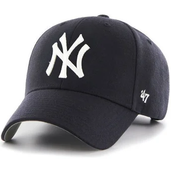 cap-izliekta-navy-blue-adjustable-strap-no-new-york-yankees-mlb-no-47-brand