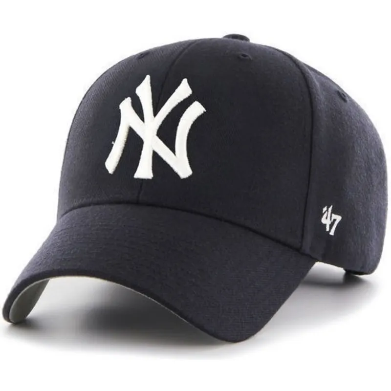 cap-izliekta-navy-blue-adjustable-strap-no-new-york-yankees-mlb-no-47-brand