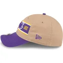 gorra-curva-marron-y-violeta-ajustable-9twenty-draft-2024-de-los-angeles-lakers-nba-de-new-era