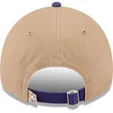 gorra-curva-marron-y-violeta-ajustable-9twenty-draft-2024-de-los-angeles-lakers-nba-de-new-era