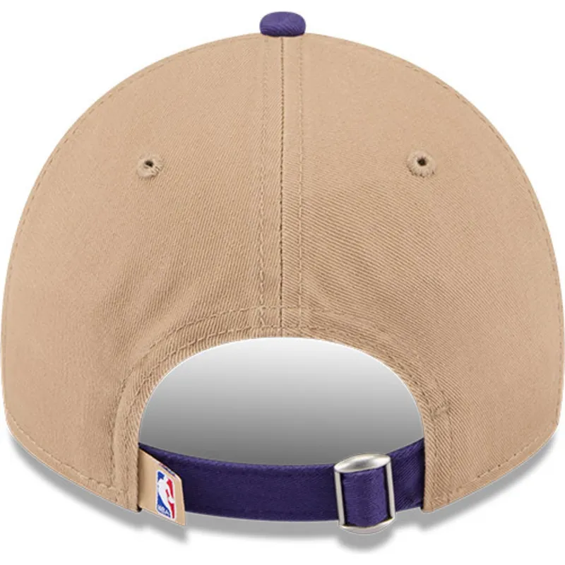 cepur-izliekta-bruns-regulejama-lente-9twenty-draft-2024-no-los-angeles-lakers-nba-no-new-era
