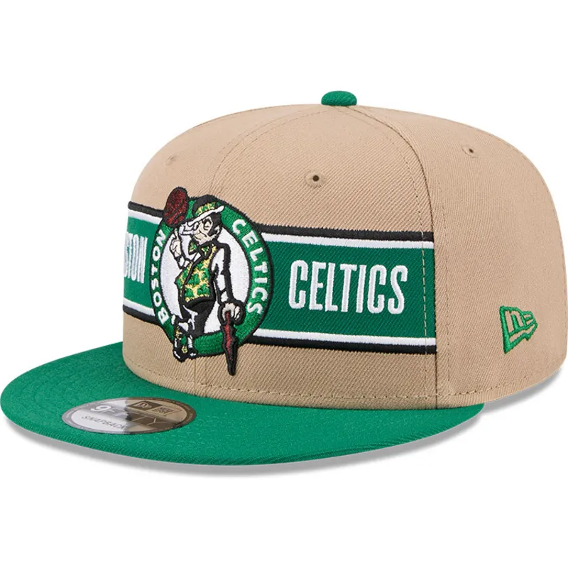 cepur-plakana-bruns-snapback-9fifty-draft-2024-no-boston-celtics-nba-no-new-era
