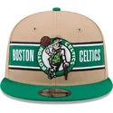 czapka-z-daszkiem-plaska-brazowo-zielona-snapback-9fifty-draft-2024-boston-celtics-nba-od-new-era