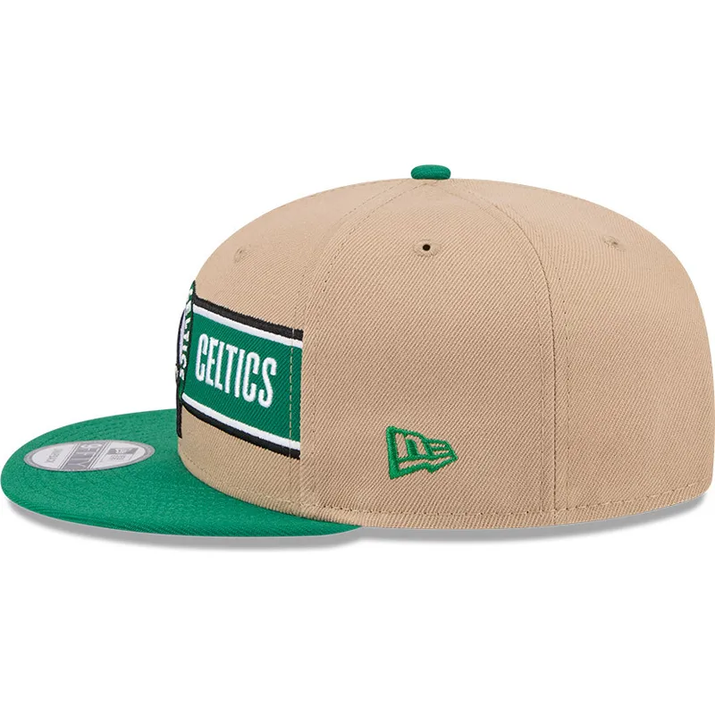 cepur-plakana-bruns-snapback-9fifty-draft-2024-no-boston-celtics-nba-no-new-era