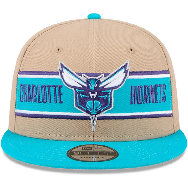 cepur-plakana-bruns-snapback-9fifty-draft-2024-no-charlotte-hornets-nba-no-new-era