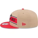 brun-och-rod-platt-keps-snapback-9fifty-draft-2024-fran-chicago-bulls-nba-av-new-era
