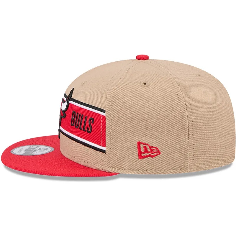 cepur-plakana-bruns-snapback-9fifty-draft-2024-no-chicago-bulls-nba-no-new-era