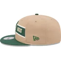brazowo-zielona-czapka-z-daszkiem-snapback-9fifty-draft-2024-milwaukee-bucks-nba-od-new-era