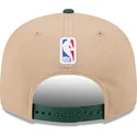 gorra-plana-marron-y-verde-snapback-9fifty-draft-2024-de-milwaukee-bucks-nba-de-new-era