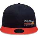 cepur-plakana-tumsi-zils-snapback-9fifty-essential-no-red-bull-racing-formula-1-no-new-era