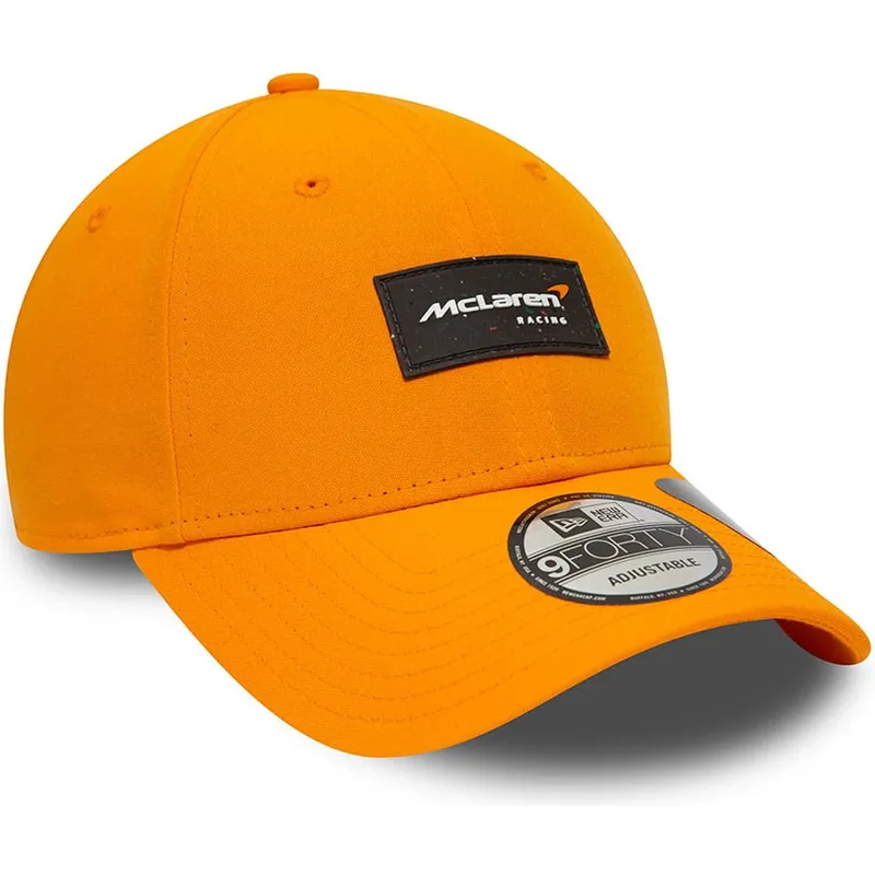 cepur-izliekta-oranzs-snapback-9forty-repreve-no-mclaren-racing-formula-1-no-new-era