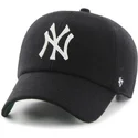 cepur-izliekta-melns-regulejams-cinta-piel-no-new-york-yankees-mlb-no-47-brand