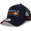 cepur-izliekta-truckeris-tumsi-zils-snapback-a-frame-essential-no-red-bull-racing-formula-1-no-new-era
