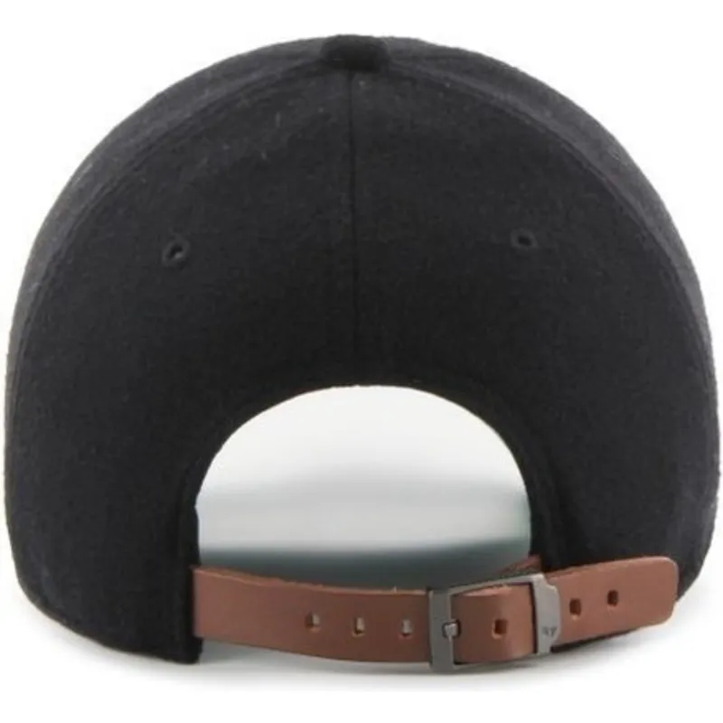 cepur-izliekta-melns-regulejams-cinta-piel-no-new-york-yankees-mlb-no-47-brand