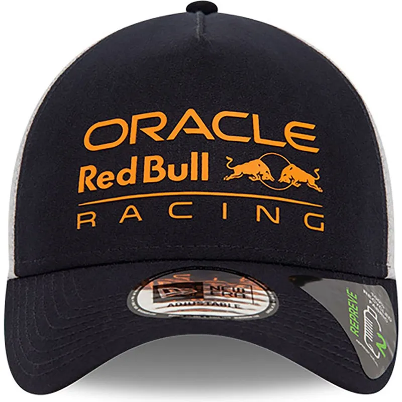 cepur-izliekta-truckeris-tumsi-zils-snapback-e-frame-repreve-no-red-bull-racing-formula-1-no-new-era