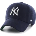 cepur-izliekta-tumsi-zils-regulejams-cinta-piel-no-new-york-yankees-mlb-no-47-brand