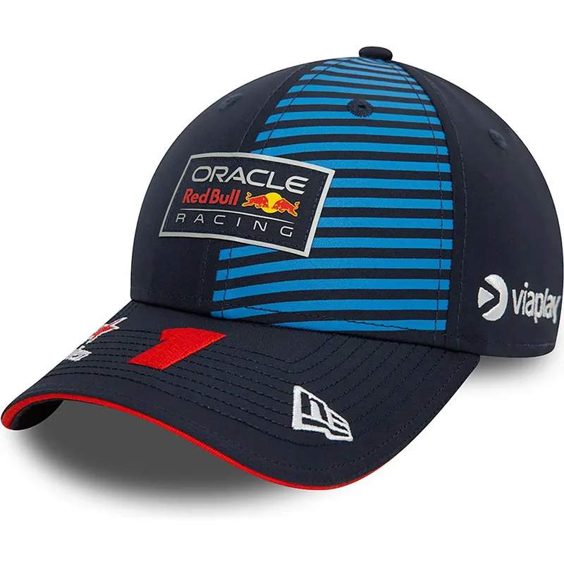 cepur-izliekta-tumsi-zils-snapback-max-verstappen-9forty-no-red-bull-racing-formula-1-no-new-era