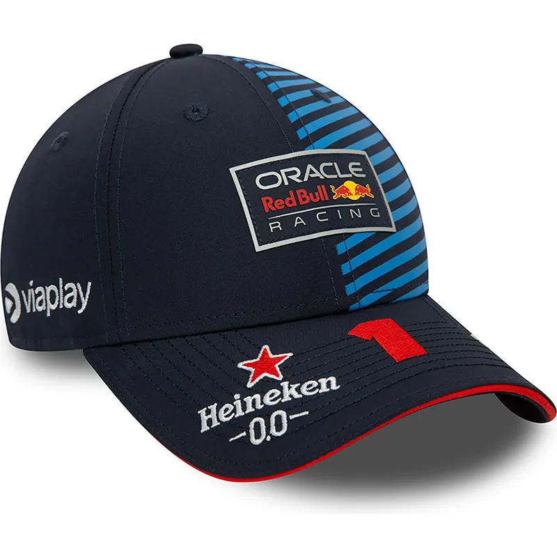 cepur-izliekta-tumsi-zils-snapback-max-verstappen-9forty-no-red-bull-racing-formula-1-no-new-era