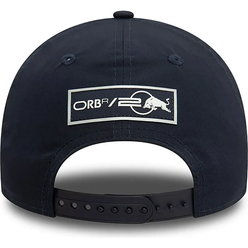 cepur-izliekta-tumsi-zils-snapback-max-verstappen-9forty-no-red-bull-racing-formula-1-no-new-era