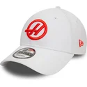 vit-kurvad-keps-snapback-9forty-fran-haas-f1-team-formula-1-av-new-era