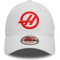 cepur-izliekta-balts-snapback-9forty-no-haas-f1-team-formula-1-no-new-era