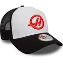 gorra-trucker-blanca-y-negra-e-frame-de-haas-f1-team-formula-1-de-new-era