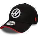 cepur-izliekta-melns-snapback-9forty-side-patch-no-haas-f1-team-formula-1-no-new-era