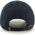 boston-red-sox-mlb-clean-up-kappe-mit-gebogenem-schirm-in-marineblau-von-47-brand