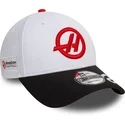 cap-izliekta-white-snapback-kevin-magnussen-9forty-no-haas-f1-team-formula-1-no-new-era