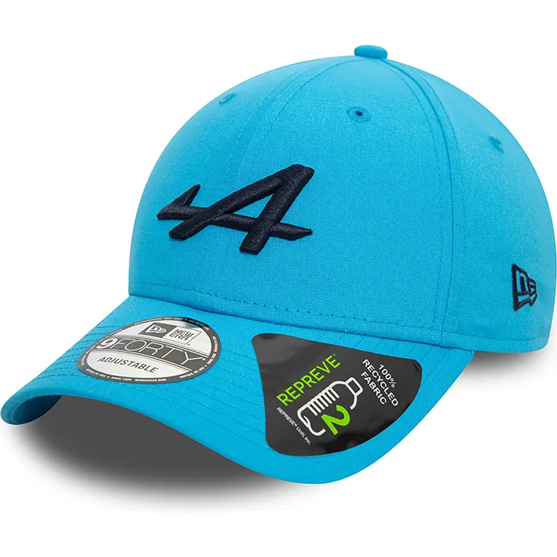 cepur-izliekta-zils-snapback-9forty-essential-repreve-no-alpine-f1-team-formula-1-no-new-era