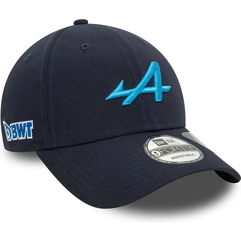 cepur-izliekta-tumsi-zils-snapback-9forty-essential-repreve-no-alpine-f1-team-formula-1-no-new-era