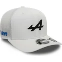 cepur-izliekta-truckeris-balts-snapback-pierre-gasly-9fifty-original-fit-no-alpine-f1-team-formula-1-no-new-era