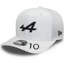 cepur-izliekta-truckeris-balts-snapback-pierre-gasly-9fifty-original-fit-no-alpine-f1-team-formula-1-no-new-era