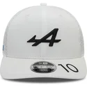 cepur-izliekta-truckeris-balts-snapback-pierre-gasly-9fifty-original-fit-no-alpine-f1-team-formula-1-no-new-era